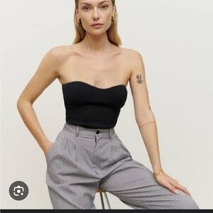 Reformation jenni strapless top